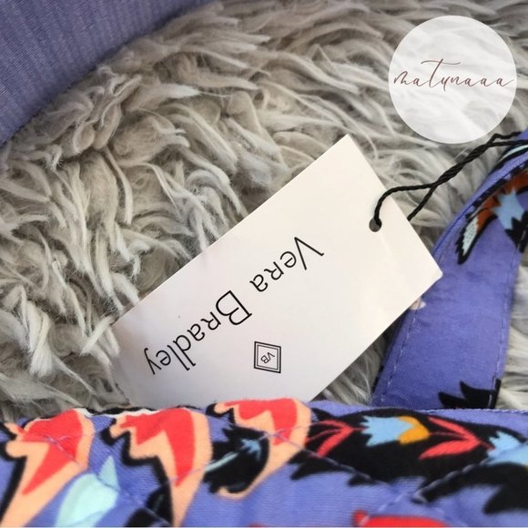 Vera Bradley Large Travel Duffel Bag in Mural Garden - Picture 2 of 3